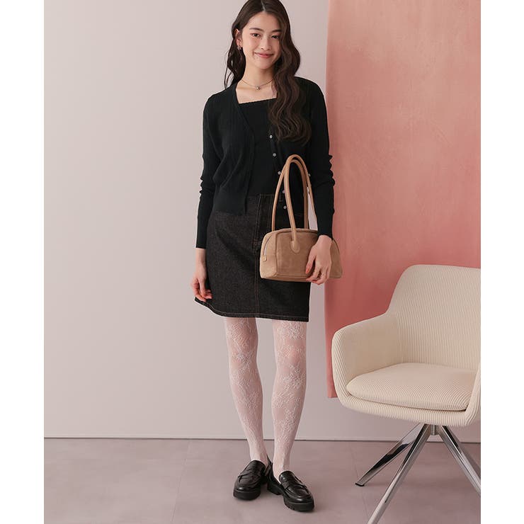 アイレットニットカーディガン/キャミソールトップスセット | titivate | 詳細画像21 