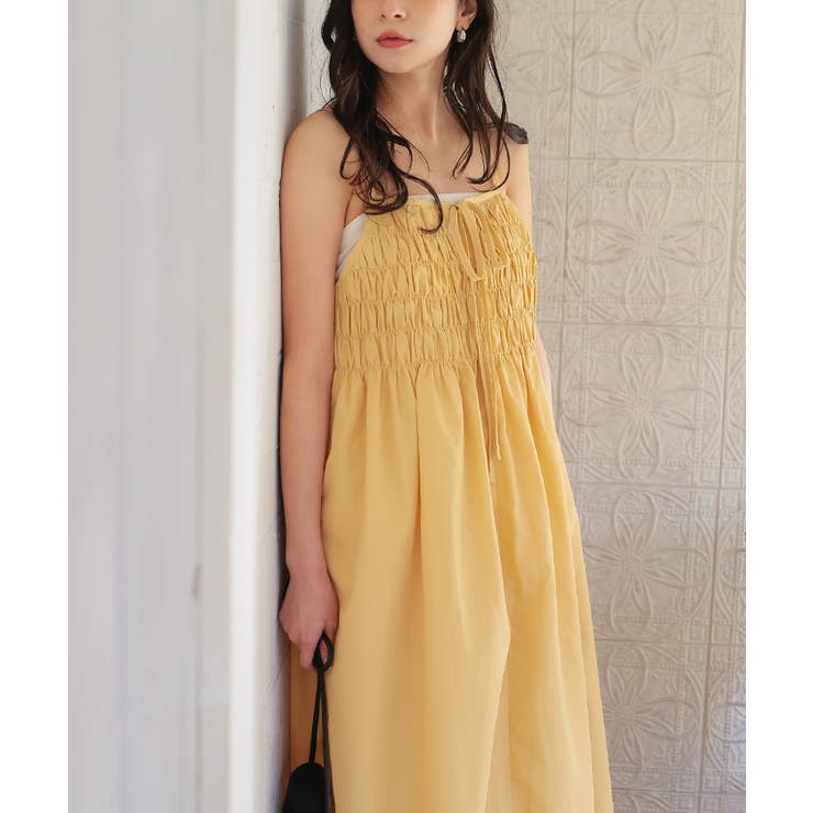 前後2wayバストシャーリングキャミソールワンピース | titivate | 詳細画像24 