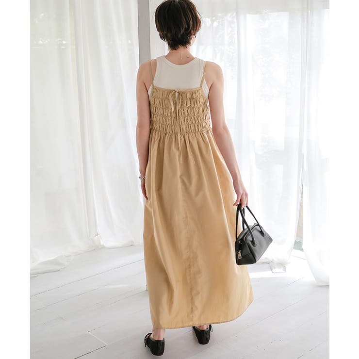 前後2wayバストシャーリングキャミソールワンピース | titivate | 詳細画像27 