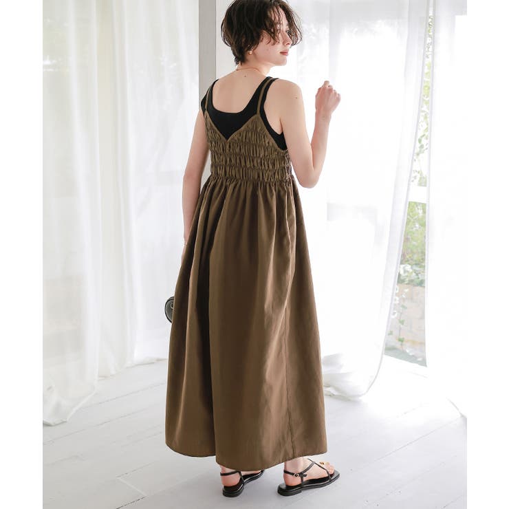 前後2wayバストシャーリングキャミソールワンピース | titivate | 詳細画像30 