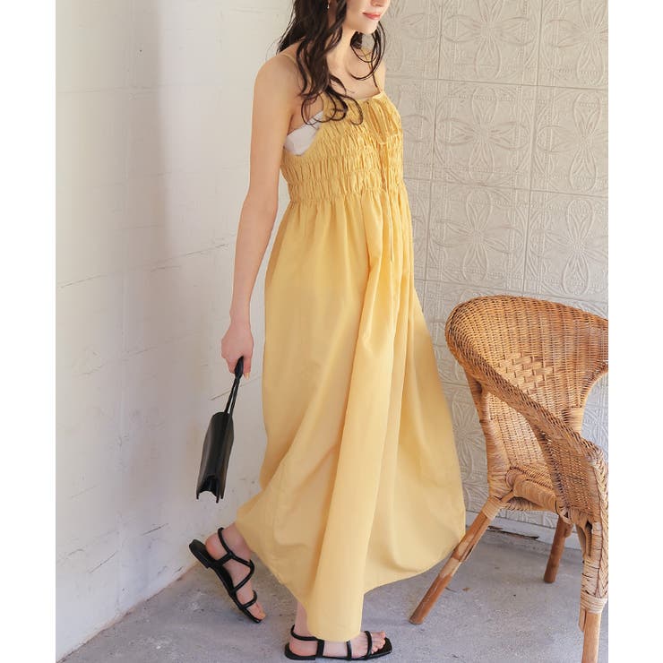 前後2wayバストシャーリングキャミソールワンピース | titivate | 詳細画像34 