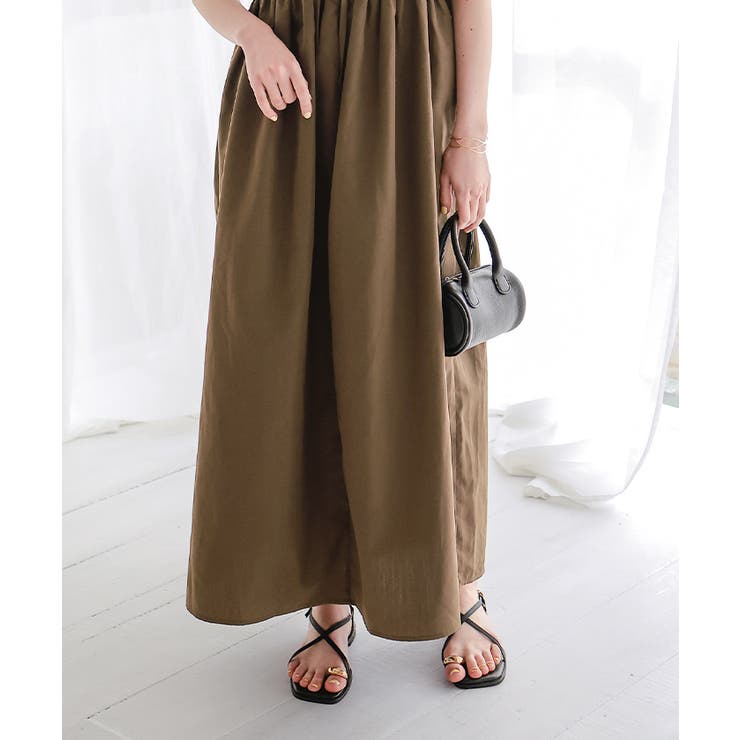 前後2wayバストシャーリングキャミソールワンピース | titivate | 詳細画像10 