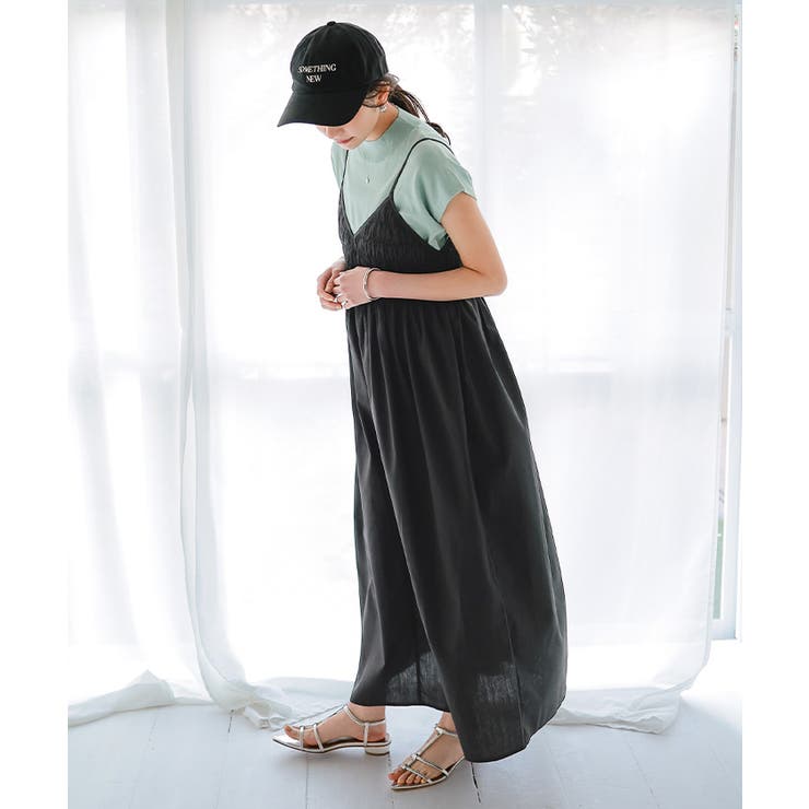 前後2wayバストシャーリングキャミソールワンピース | titivate | 詳細画像11 