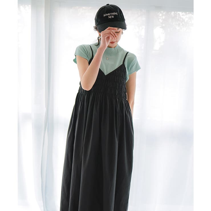 前後2wayバストシャーリングキャミソールワンピース | titivate | 詳細画像12 