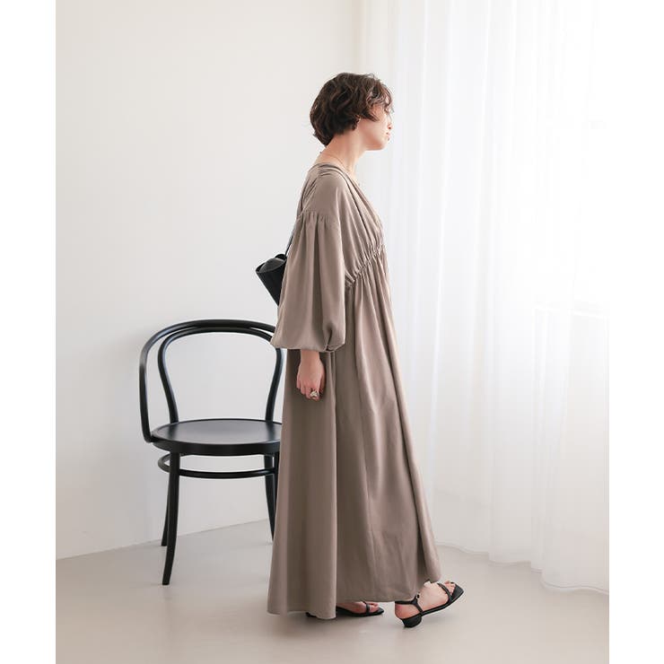 Vネックカフタンワンピース | titivate | 詳細画像2 