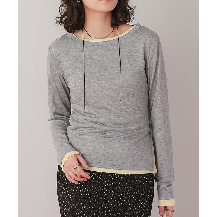 レイヤードスリットデザイントップスセット | titivate | 詳細画像14 