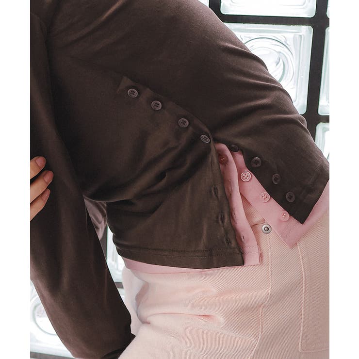 レイヤードスリットデザイントップスセット | titivate | 詳細画像7 