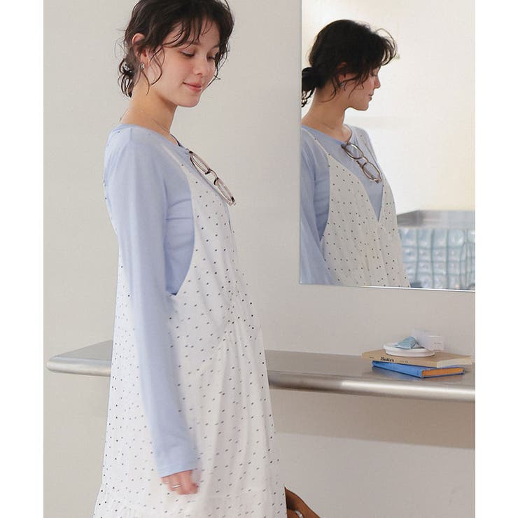 レイヤードスリットデザイントップスセット | titivate | 詳細画像9 