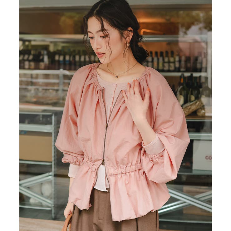 ペプラムギャザーボリュームブルゾン | titivate | 詳細画像22 