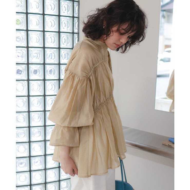 ティアードギャザーボリュームブラウス | titivate | 詳細画像4 