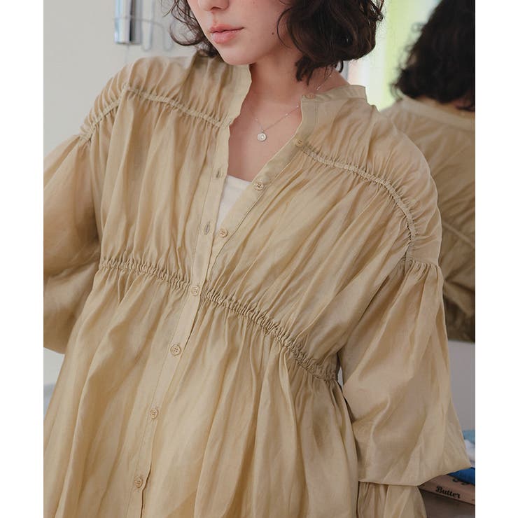 ティアードギャザーボリュームブラウス | titivate | 詳細画像5 