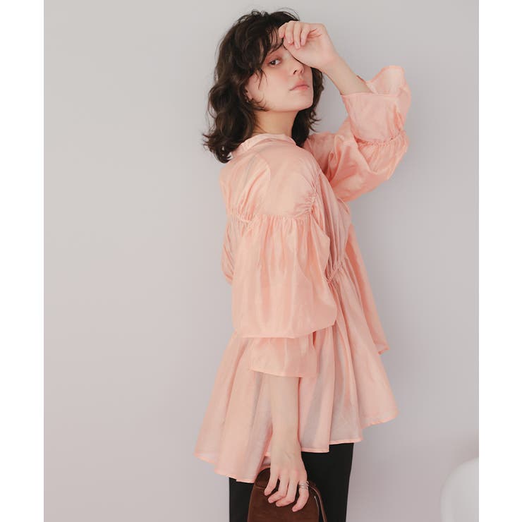 ティアードギャザーボリュームブラウス | titivate | 詳細画像14 