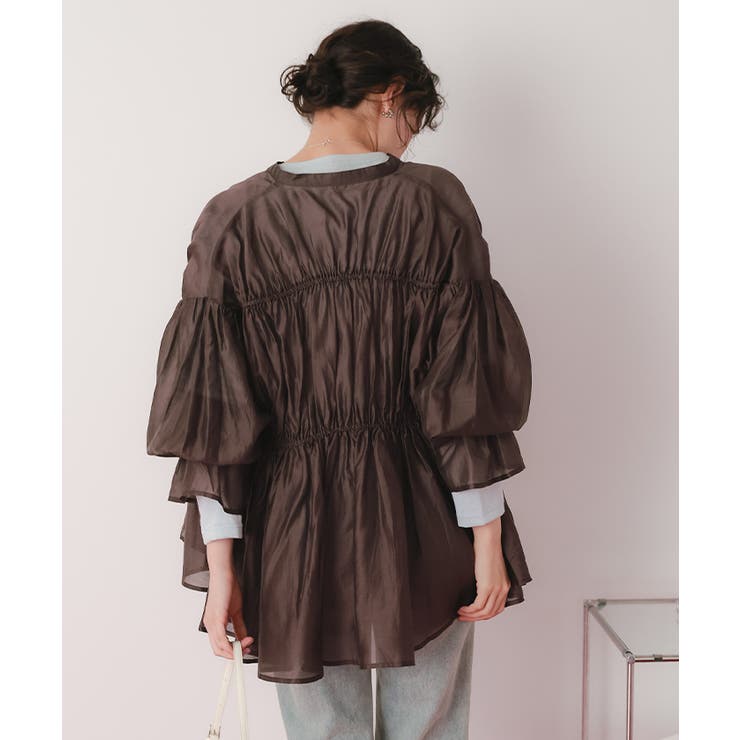 ティアードギャザーボリュームブラウス | titivate | 詳細画像18 