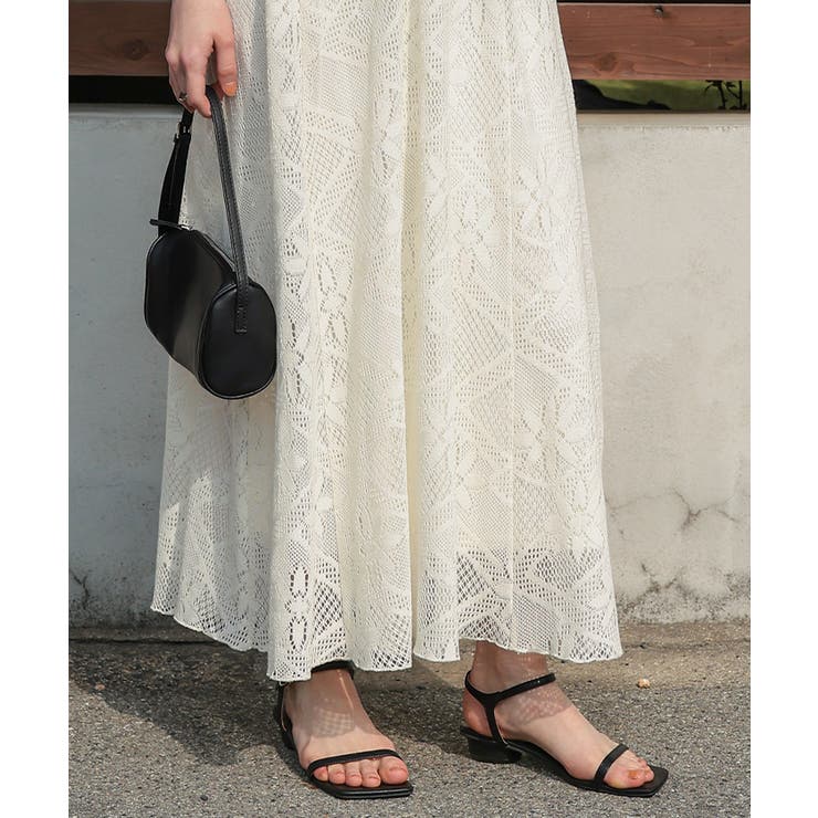 前後2wayパフスリーブレースワンピース | titivate | 詳細画像10 