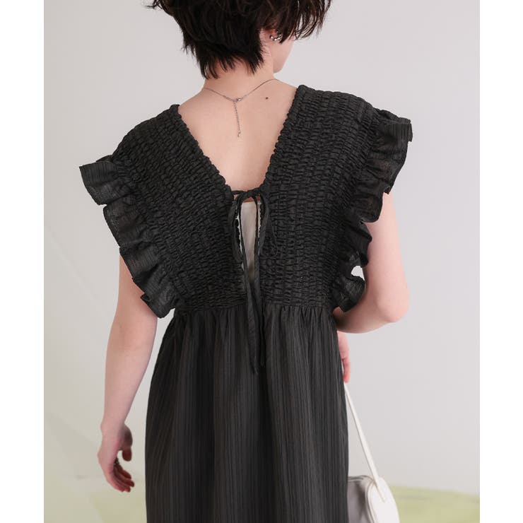 シャーリングフリルワンピース | titivate | 詳細画像15 