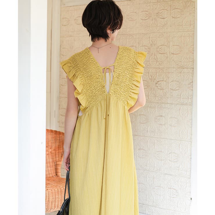 シャーリングフリルワンピース | titivate | 詳細画像18 