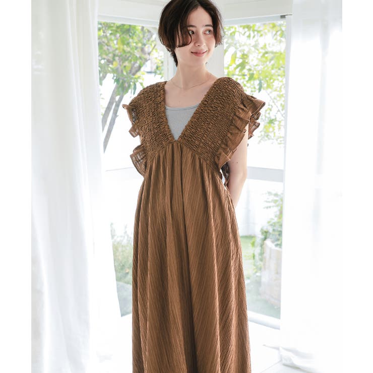 シャーリングフリルワンピース | titivate | 詳細画像20 