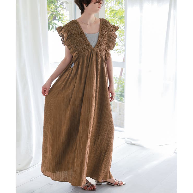 シャーリングフリルワンピース | titivate | 詳細画像21 