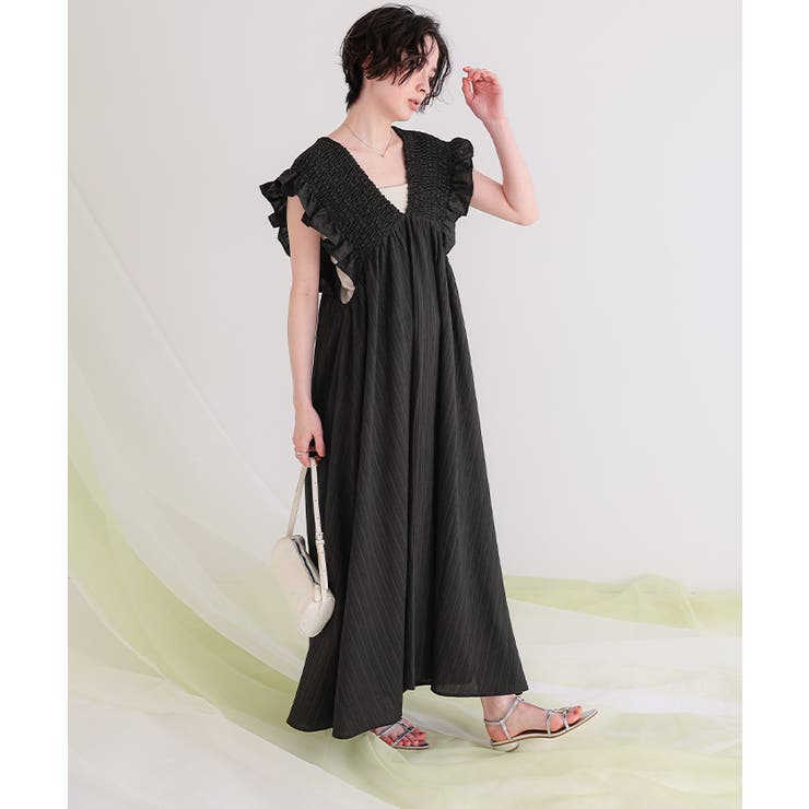 シャーリングフリルワンピース | titivate | 詳細画像27 