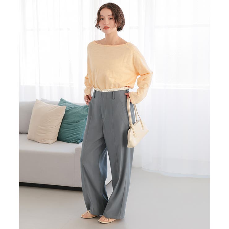 フリルハイウエストデザインパンツ | titivate | 詳細画像10 