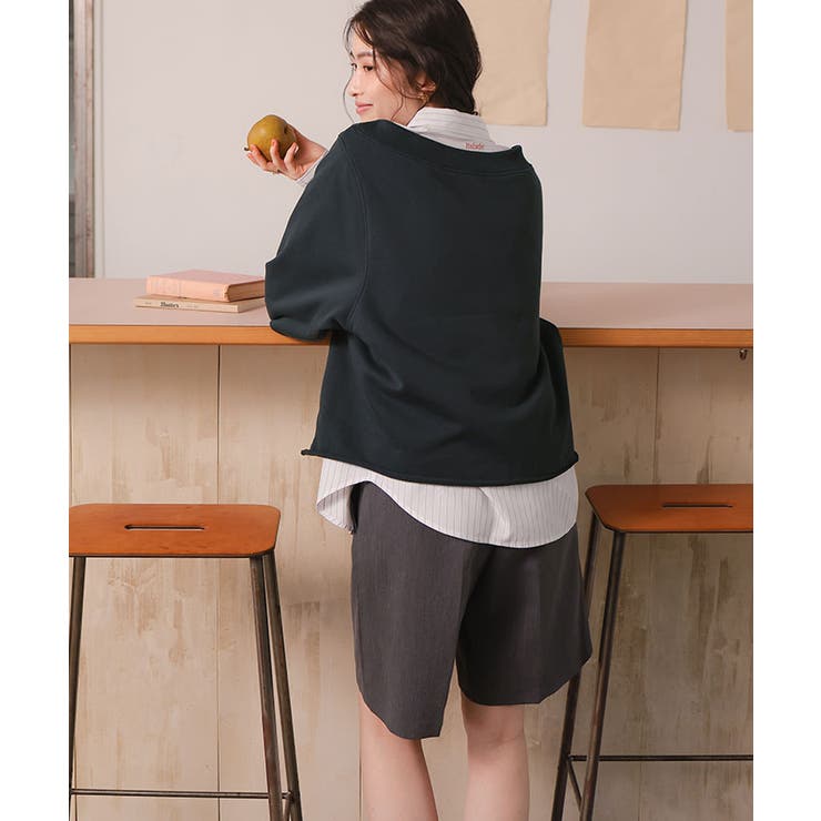 オフショルダースウェットプルオーバー | titivate | 詳細画像31 