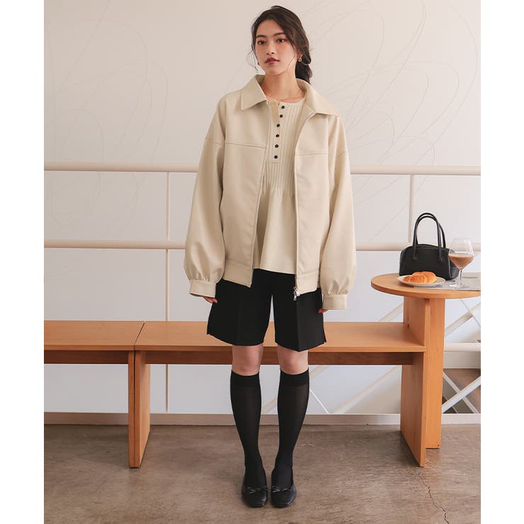 フェイクレザー/スエードオーバージャケット | titivate | 詳細画像24 