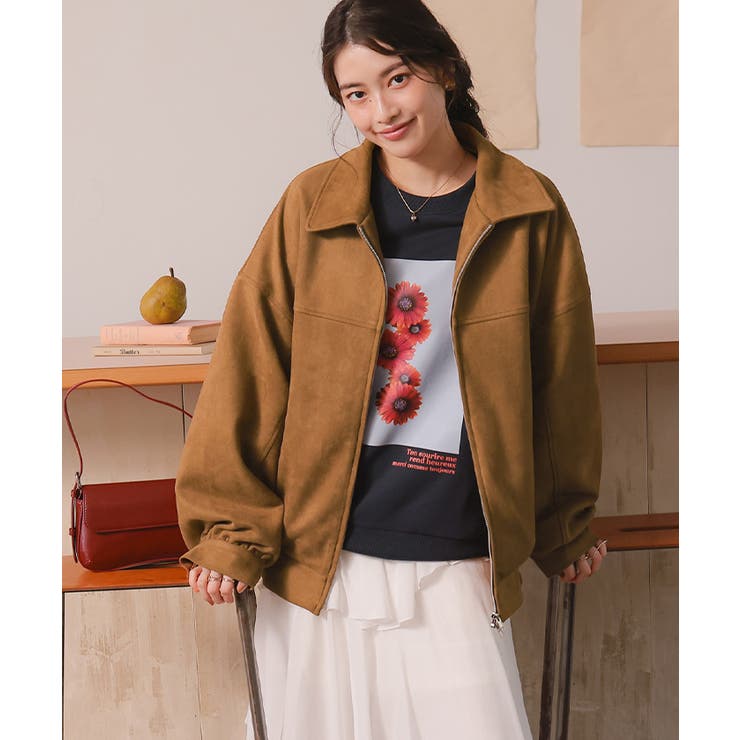 フェイクレザー/スエードオーバージャケット | titivate | 詳細画像28 