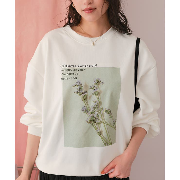 フォトプリントオーバーサイズスウェットプルオーバー | titivate | 詳細画像19 