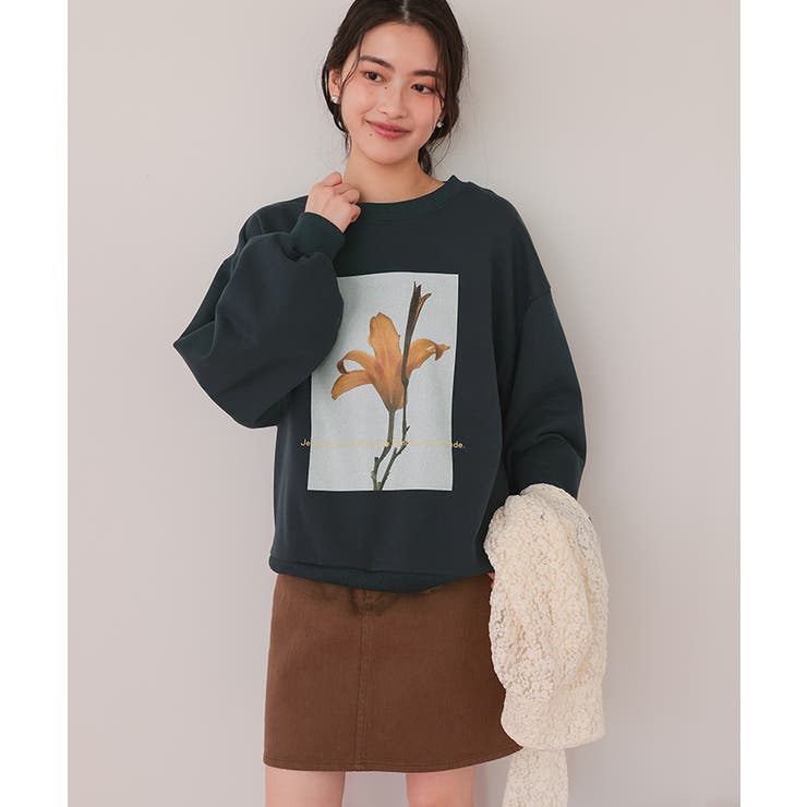 フォトプリントオーバーサイズスウェットプルオーバー | titivate | 詳細画像31 