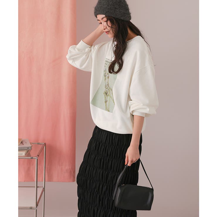 フォトプリントオーバーサイズスウェットプルオーバー | titivate | 詳細画像3 