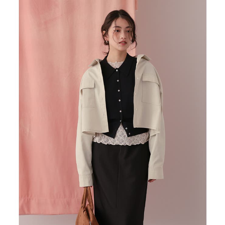 ライトオンスショートデニムシャツ | titivate | 詳細画像21 