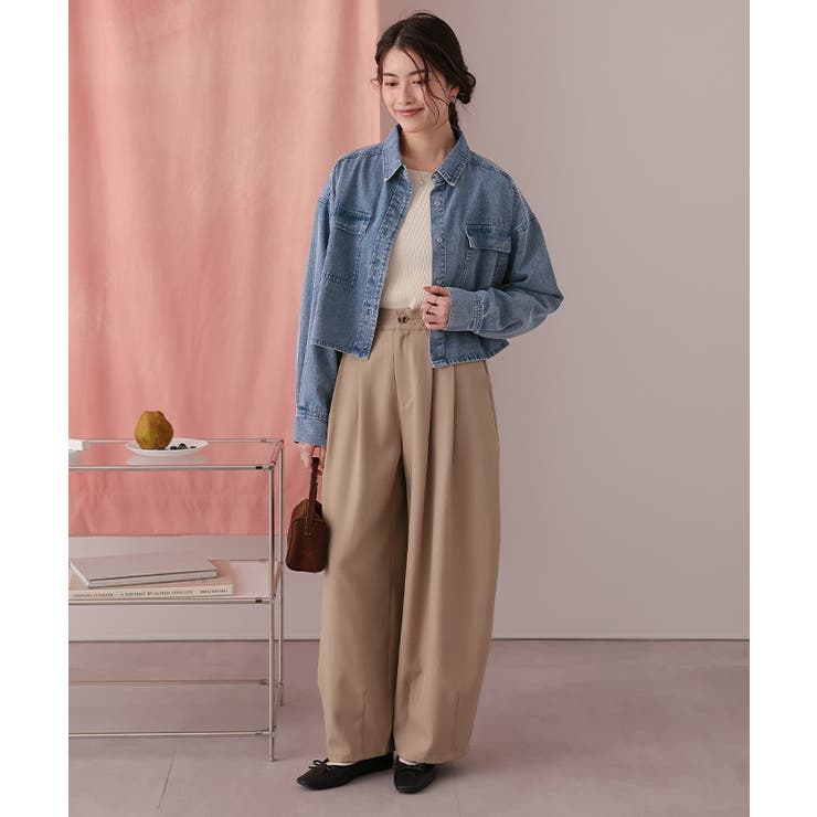 ライトオンスショートデニムシャツ | titivate | 詳細画像24 