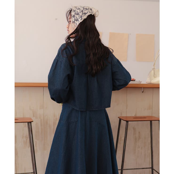 ライトオンスショートデニムシャツ | titivate | 詳細画像4 