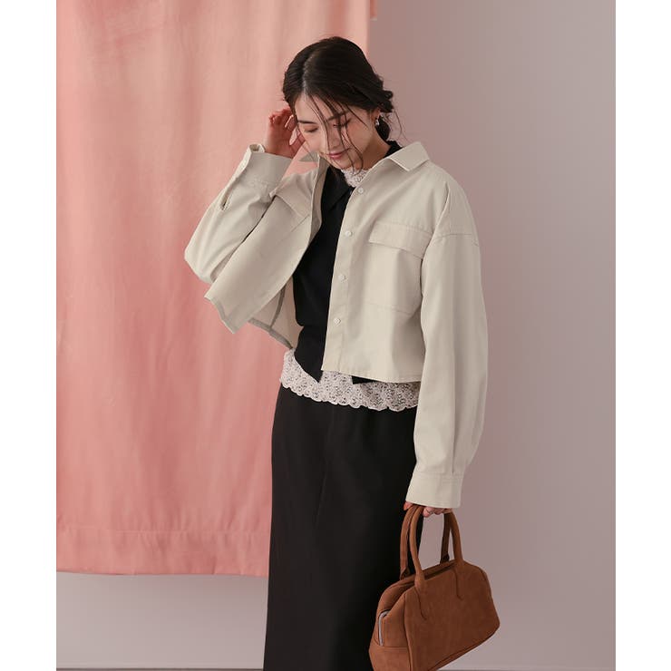 ライトオンスショートデニムシャツ | titivate | 詳細画像6 