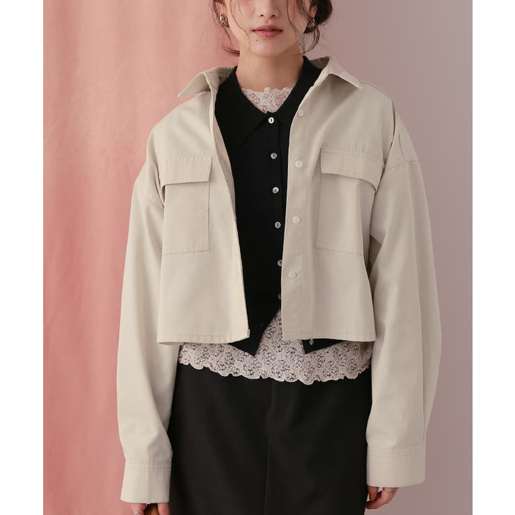 ライトオンスショートデニムシャツ | titivate | 詳細画像7 