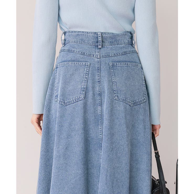 ライトオンスデニムフレアスカート | titivate | 詳細画像9 