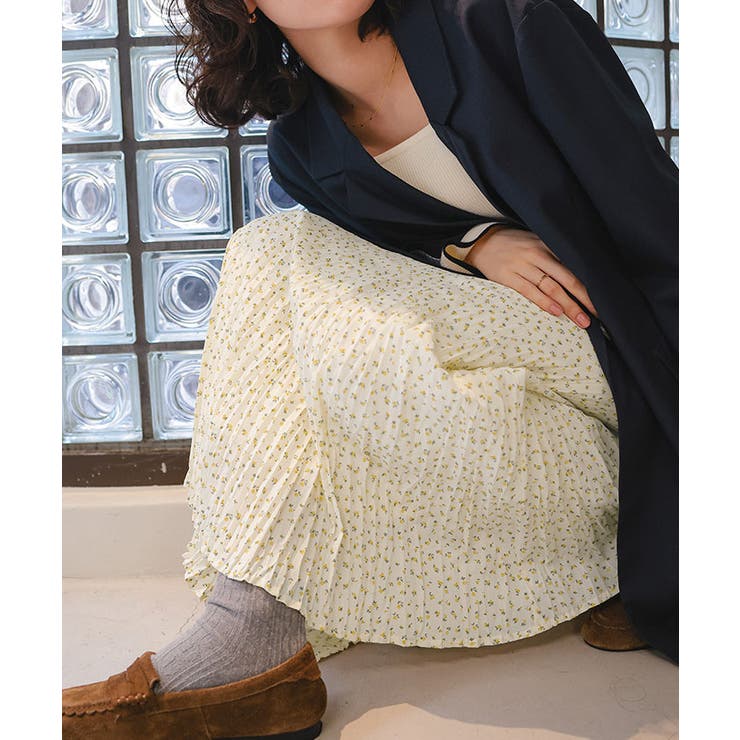 ワッシャープリントスカート | titivate | 詳細画像9 