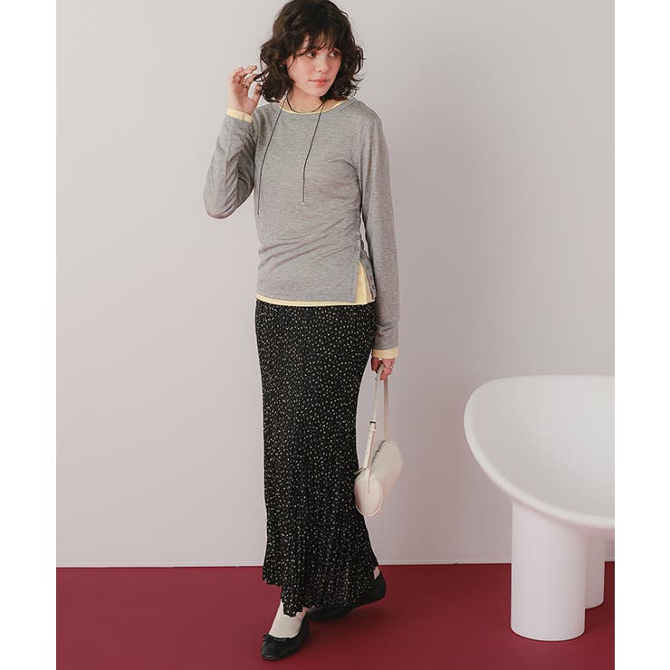 ワッシャープリントスカート | titivate | 詳細画像10 