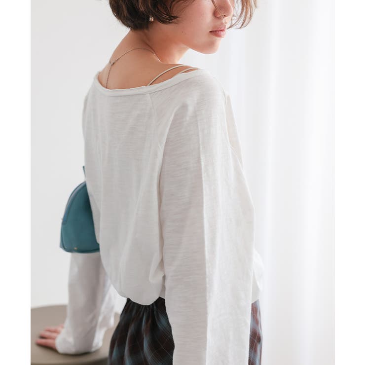ルーズロングスリーブカットソー | titivate | 詳細画像6 