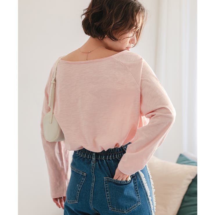 ルーズロングスリーブカットソー | titivate | 詳細画像10 