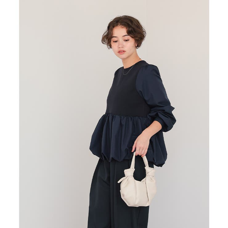 バックパール釦ドッキングペプラムトップス【セレモニー】 | titivate | 詳細画像20 