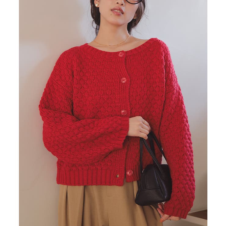 ポップコーンニットカーディガン | titivate | 詳細画像23 