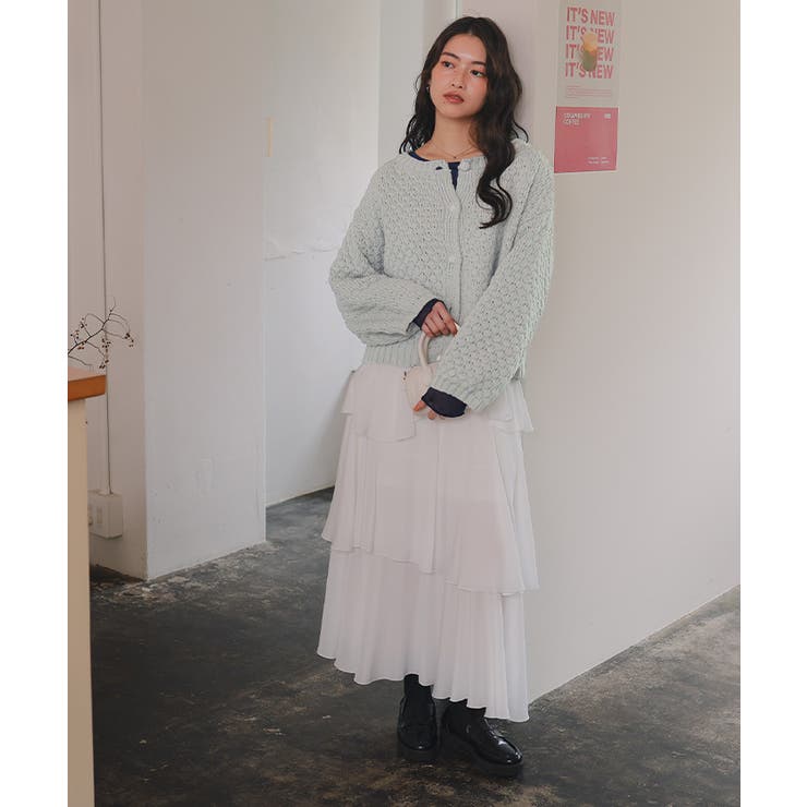 ポップコーンニットカーディガン | titivate | 詳細画像27 