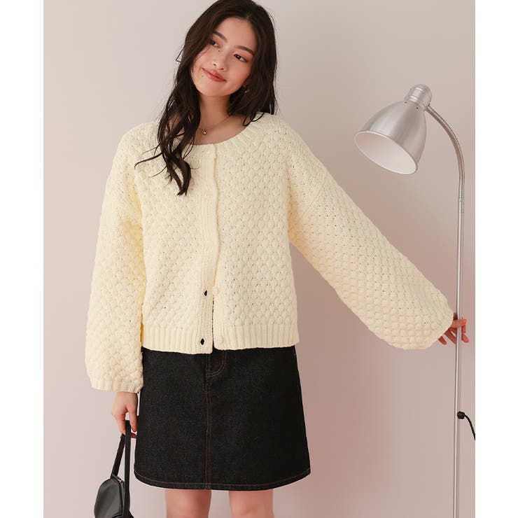 ポップコーンニットカーディガン | titivate | 詳細画像31 