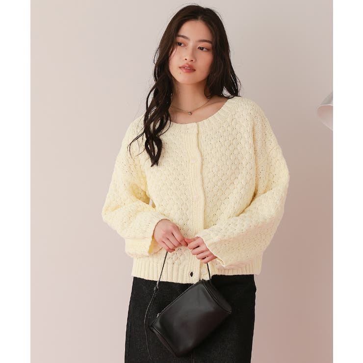 ポップコーンニットカーディガン | titivate | 詳細画像12 