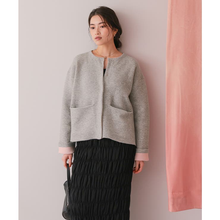 配色デザインニットコート/カーディガン | titivate | 詳細画像14 