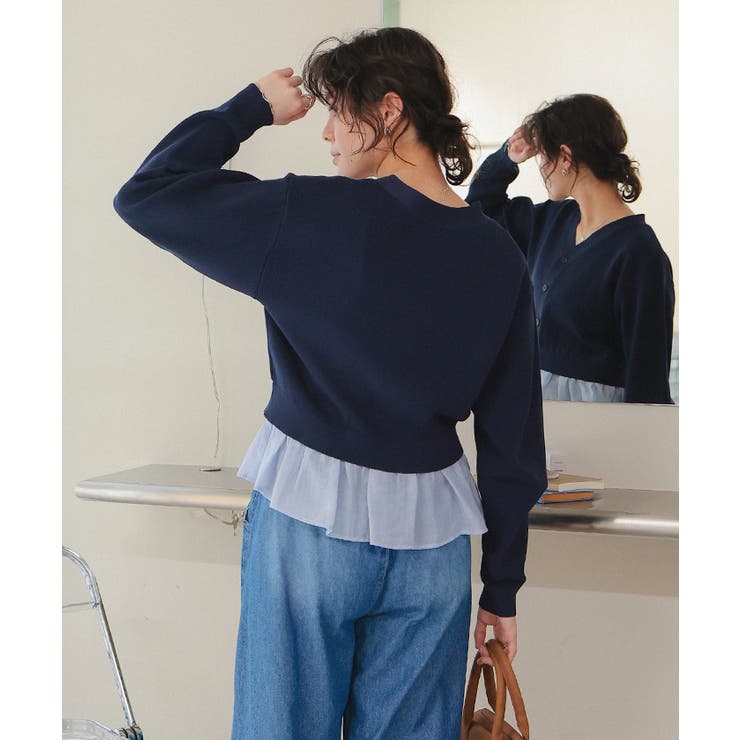 フリルヘムドッキングニット | titivate | 詳細画像28 