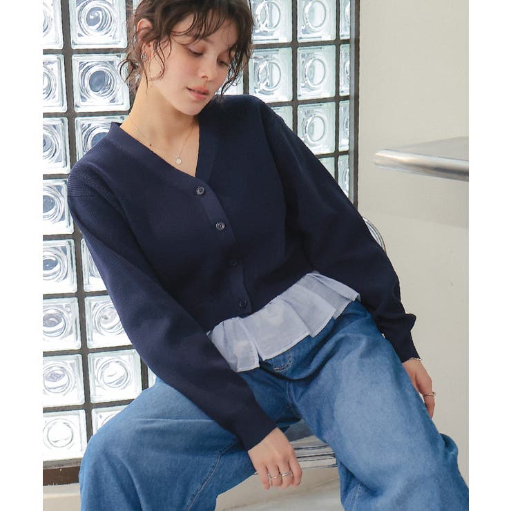 フリルヘムドッキングニット | titivate | 詳細画像29 