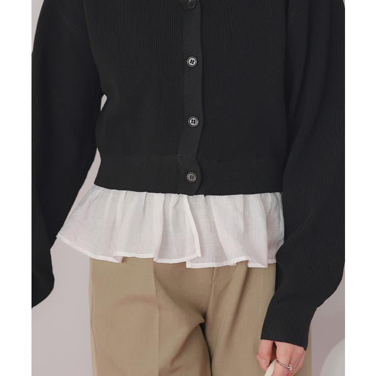 フリルヘムドッキングニット | titivate | 詳細画像34 