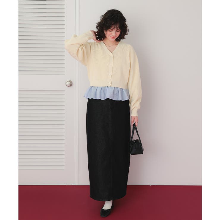 フリルヘムドッキングニット | titivate | 詳細画像12 